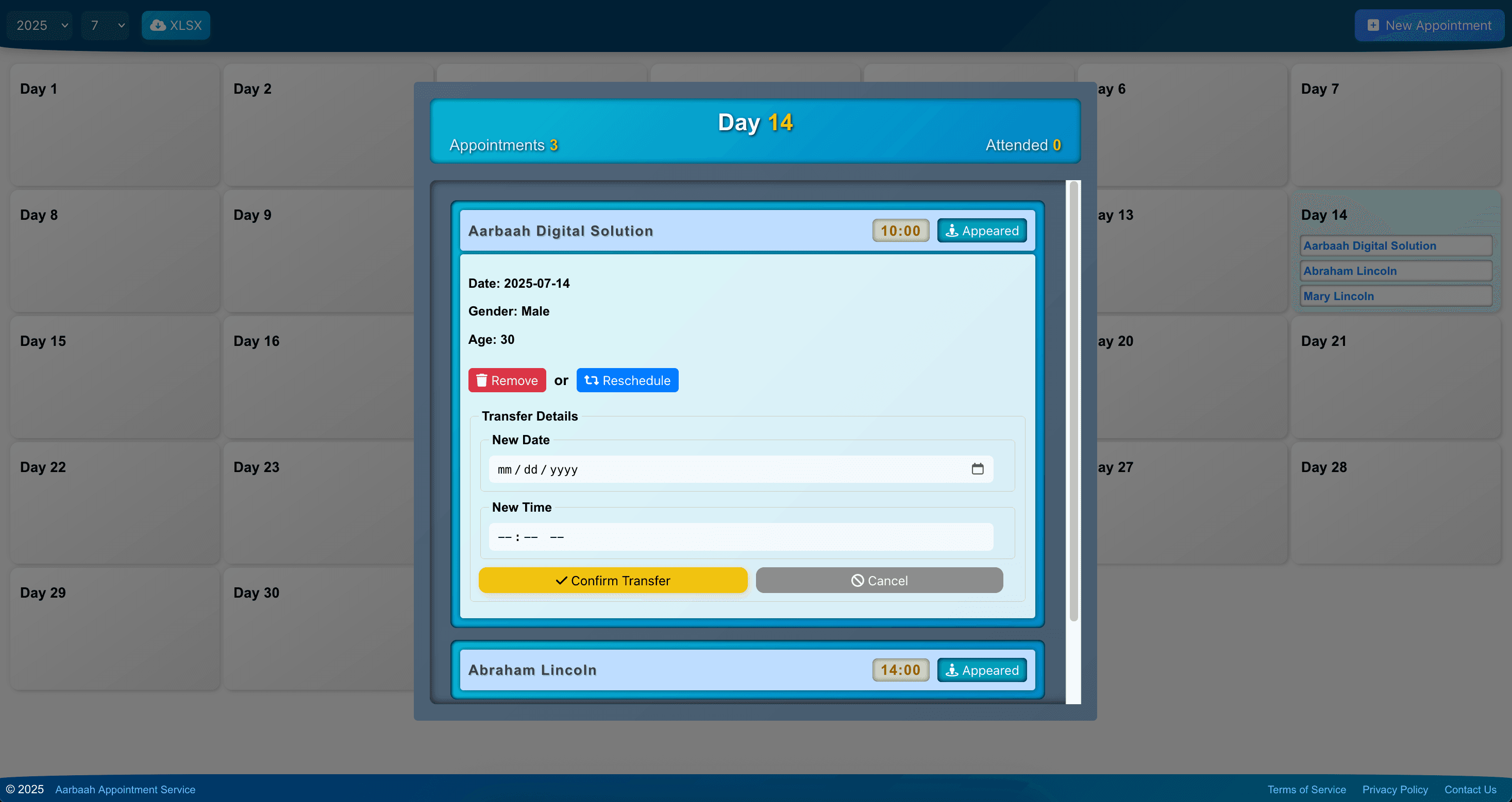 Appointment Service Manager by Aarbaah Digital Solutions - Screenshot 4 showing Healthcare software interface and features