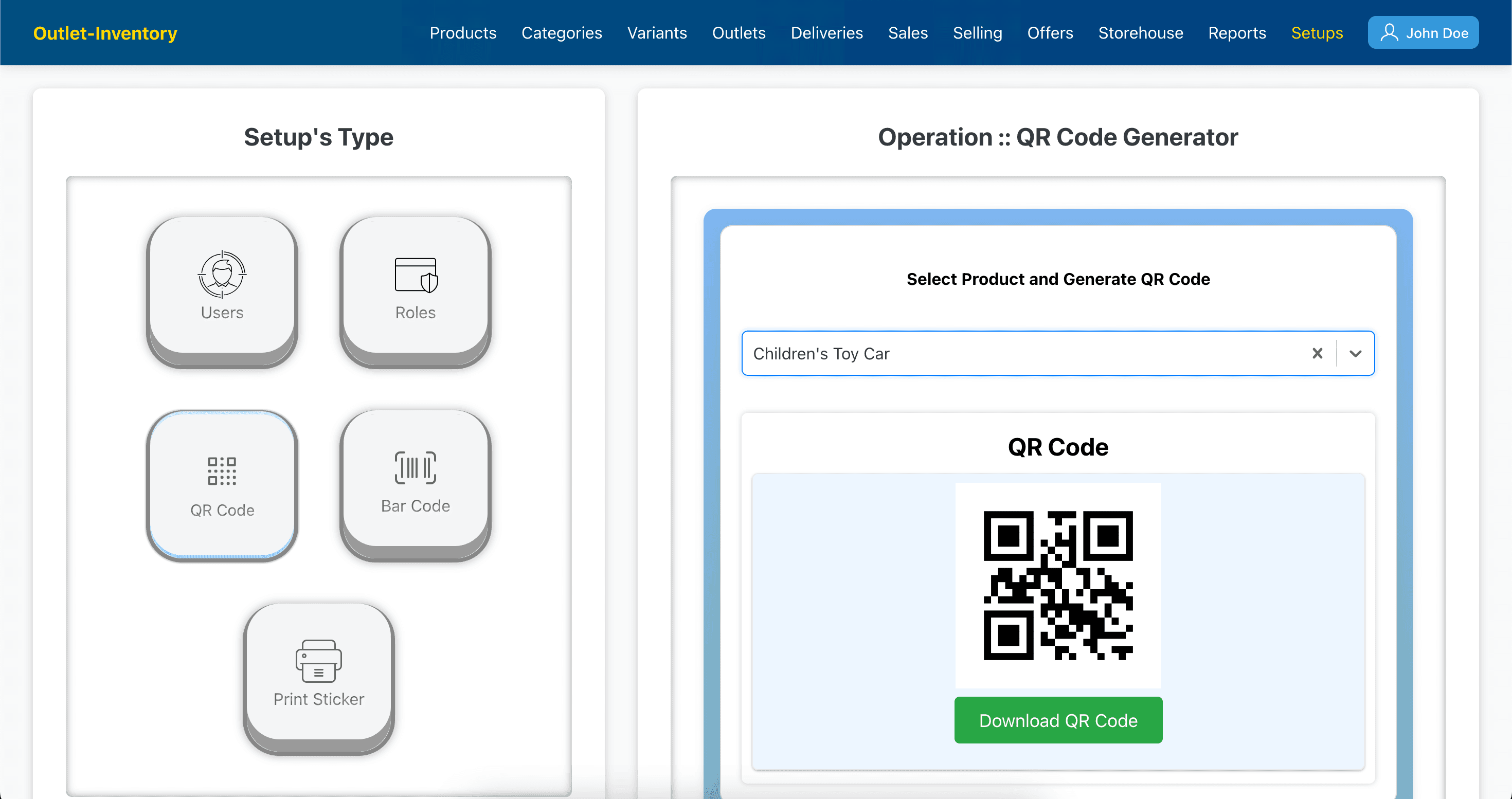 Outlet and Inventory Management by Aarbaah Digital Solutions - Screenshot 13 showing E-commerce software interface and features