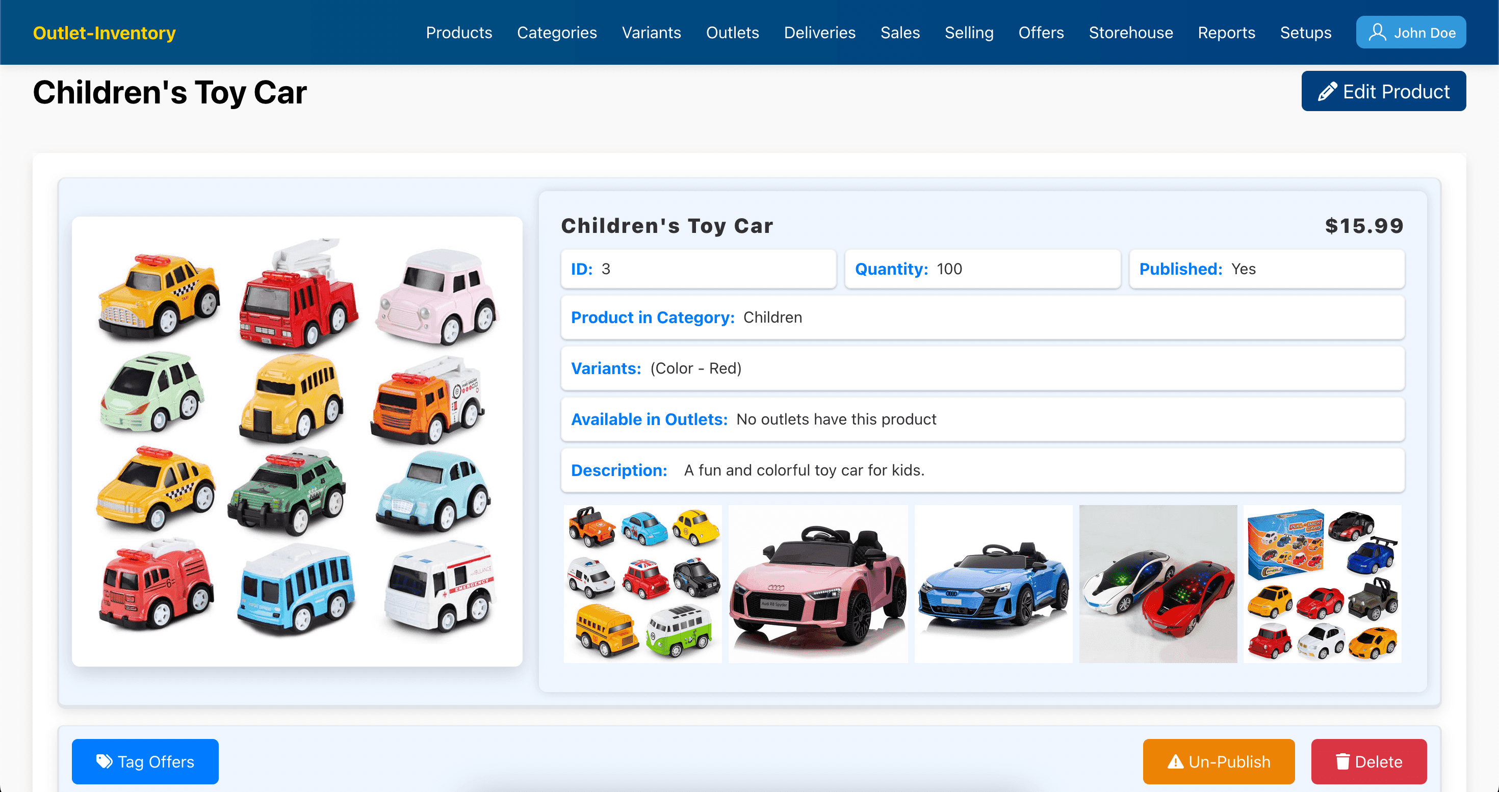 Outlet and Inventory Management by Aarbaah Digital Solutions - Screenshot 3 showing E-commerce software interface and features