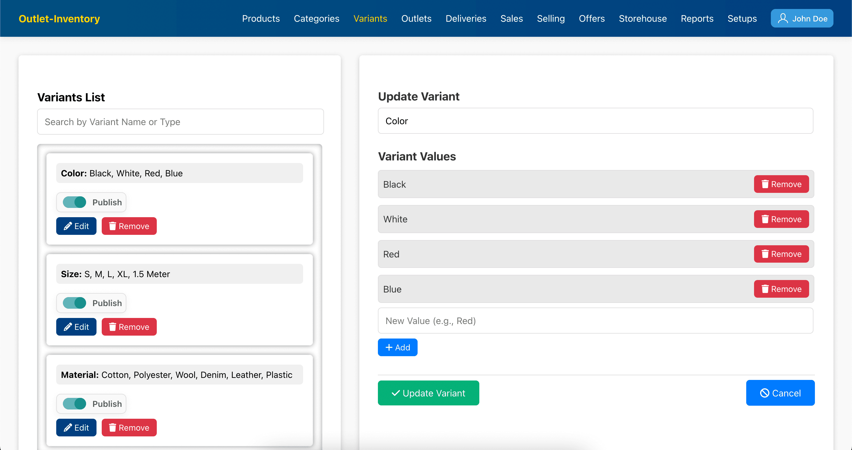 Outlet and Inventory Management by Aarbaah Digital Solutions - Screenshot 5 showing E-commerce software interface and features
