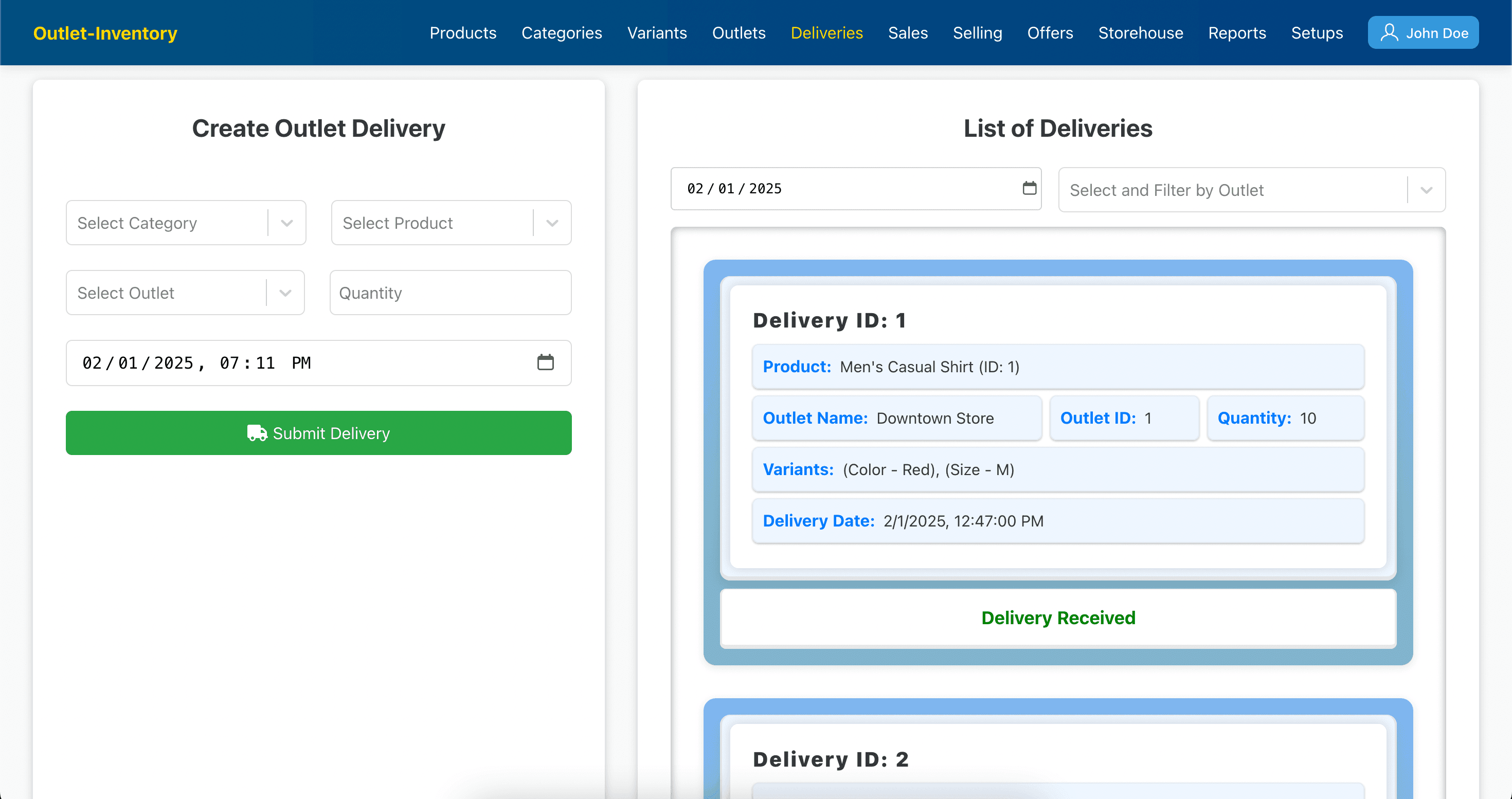 Outlet and Inventory Management by Aarbaah Digital Solutions - Screenshot 8 showing E-commerce software interface and features