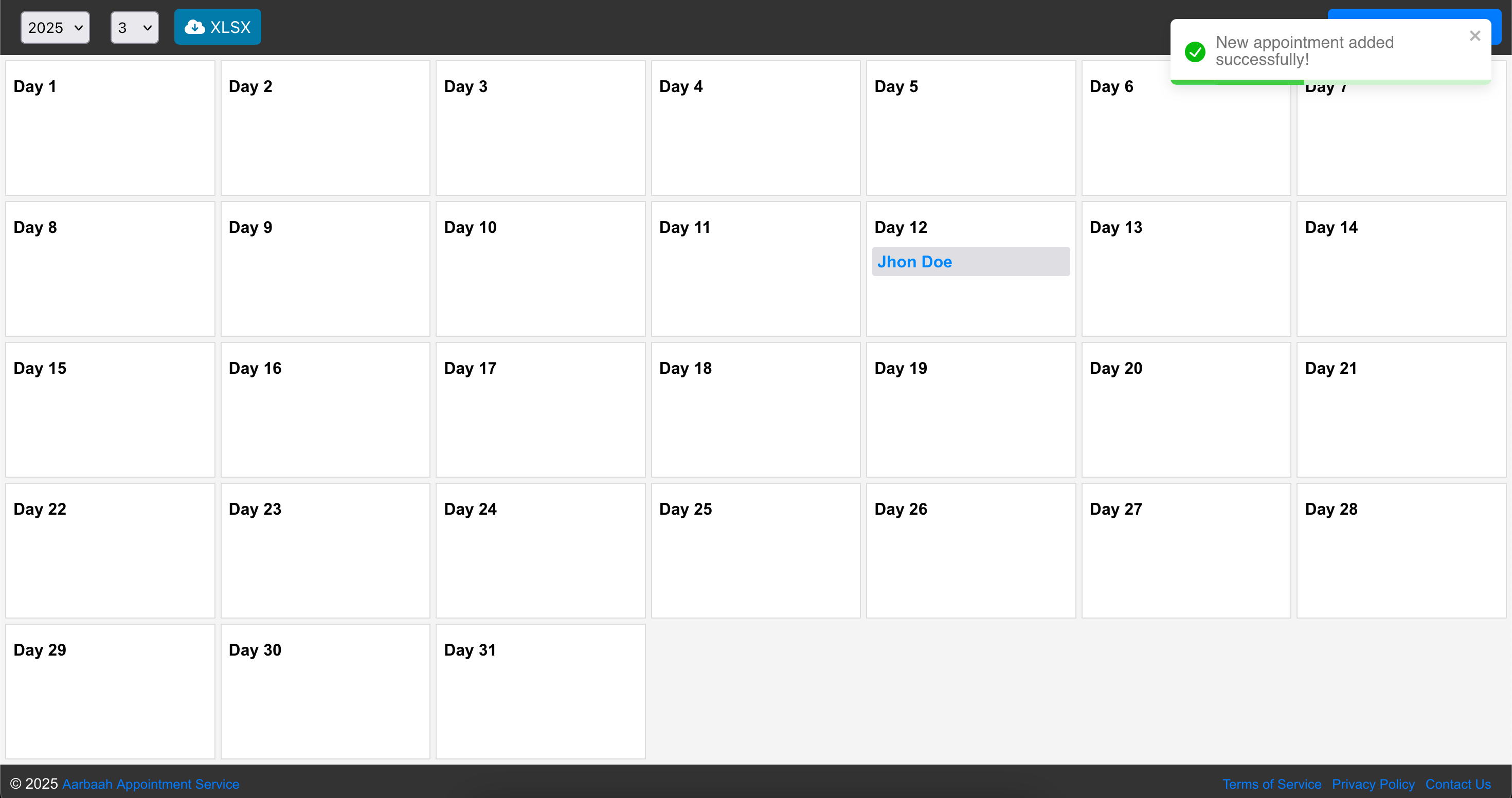 Aarbaah Appointment Management