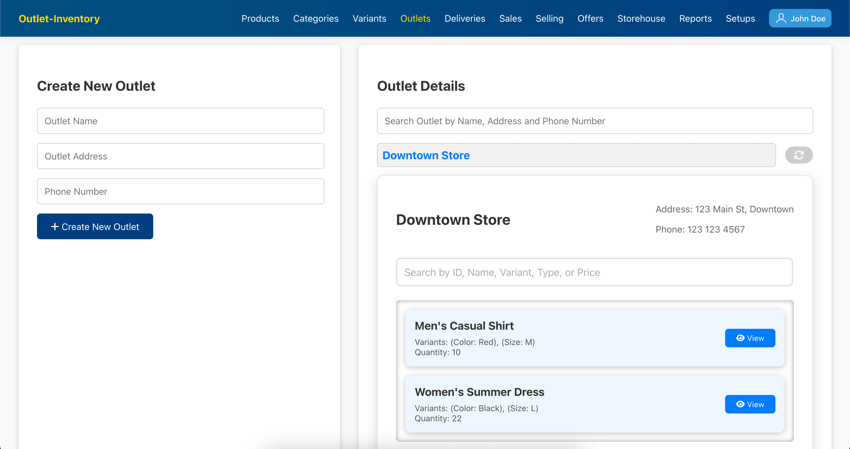 Aarbaah Outlet & Inventory